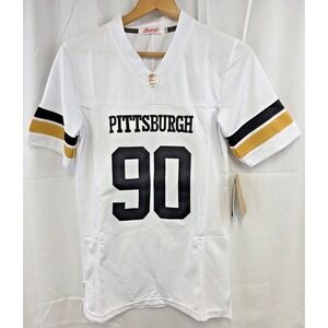 Pittsburgh Steelers T.J. Watt #90 Youth Large White Away Nike Shxnet Jersey NWT
